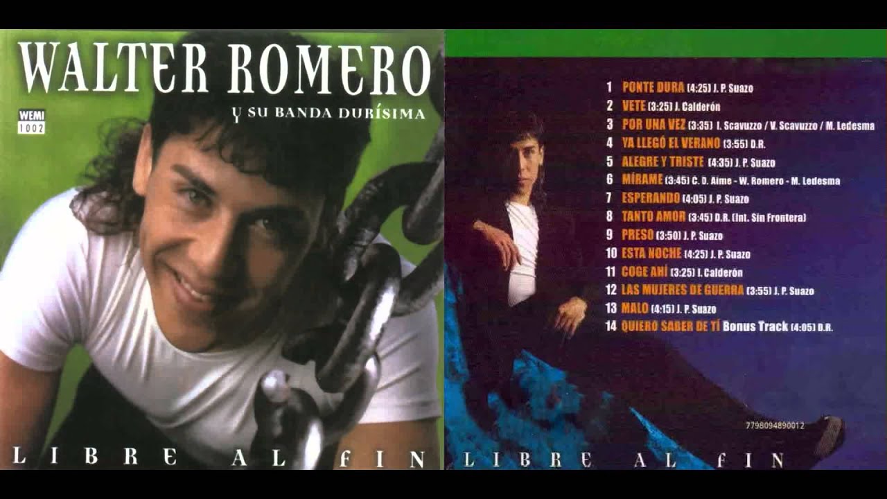 Walter Romero   Libre al Fin 2002