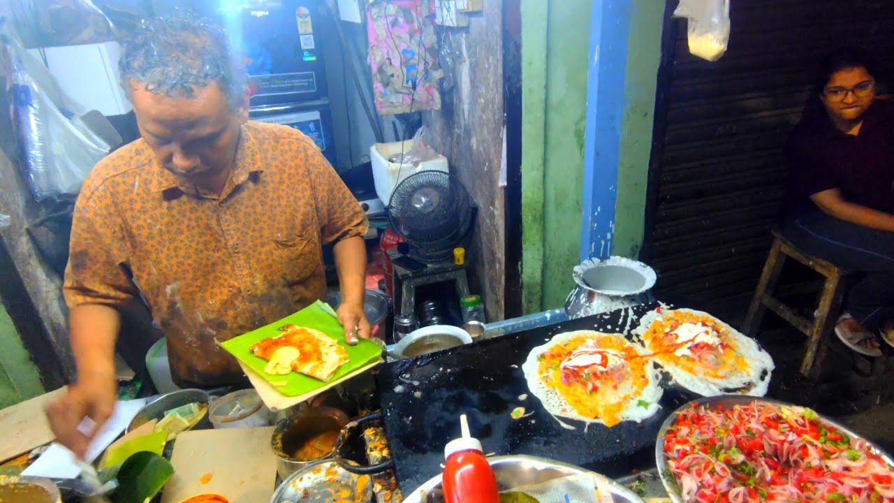  Fully Butter Loaded Dosa | Nellore Street Food | Karam Dosa | Pizza Dosa | Indian Street Food