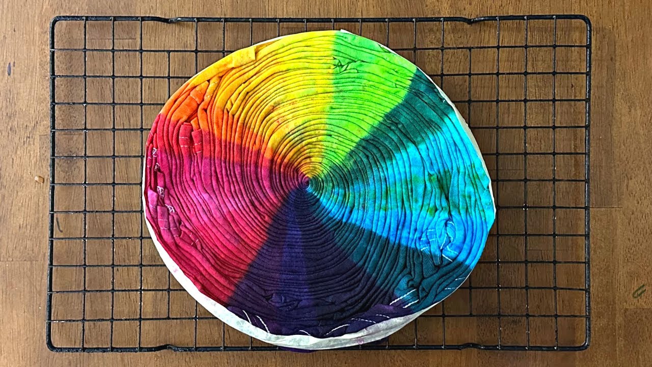 Tie-Dye Tutorial / Beautiful 20 COLOR Rainbow Spiral / 1 Hour Tie Dye (HWI)