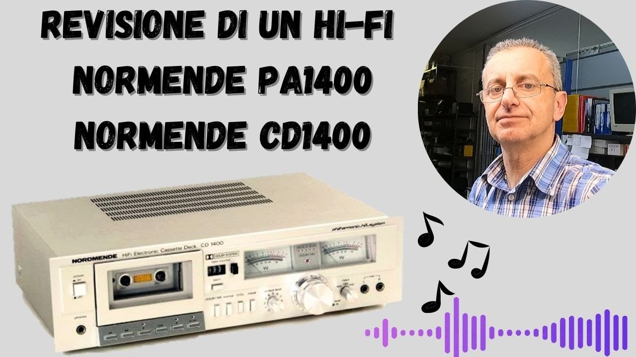 Amplificatore PA1400 + piastra CD1400 Normende