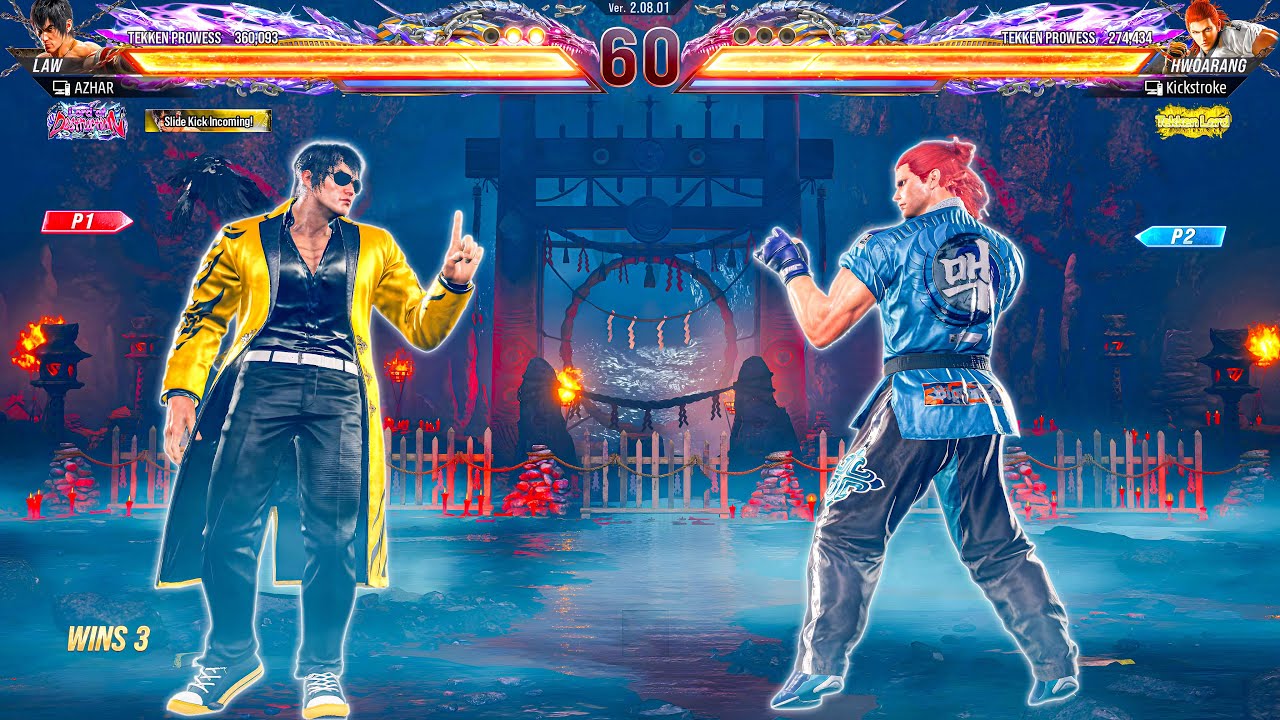 AZHAR Law Fights a Crazy Hwoarang | Tekken 8