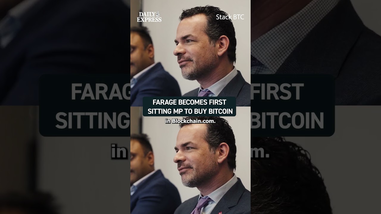 Farage has bought &pound;2m of BTC becoming the first sitting MP and UK party leader to publicly do so 😳