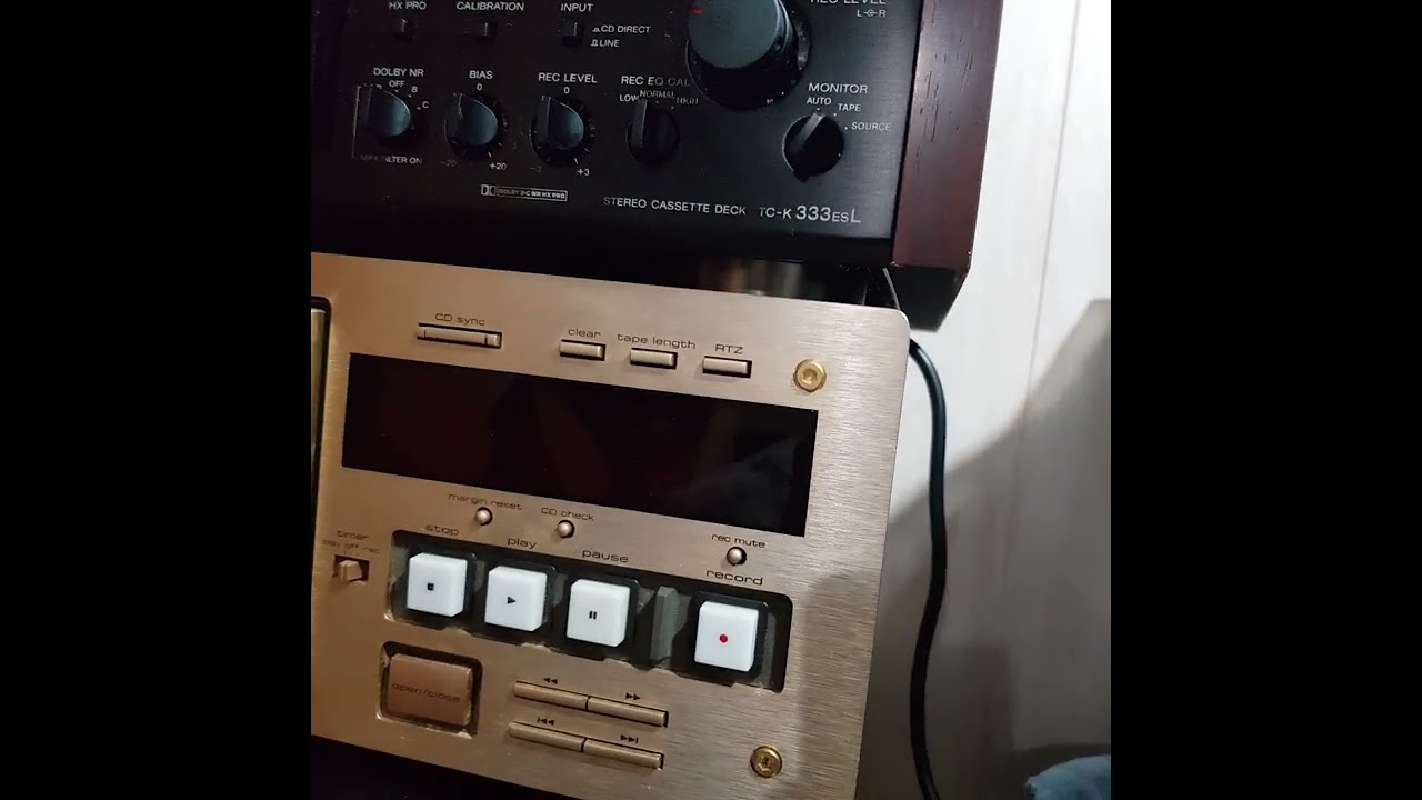 SONY TC-K333ESL & LUXMAN M-06A, VICTOR SD7700.
