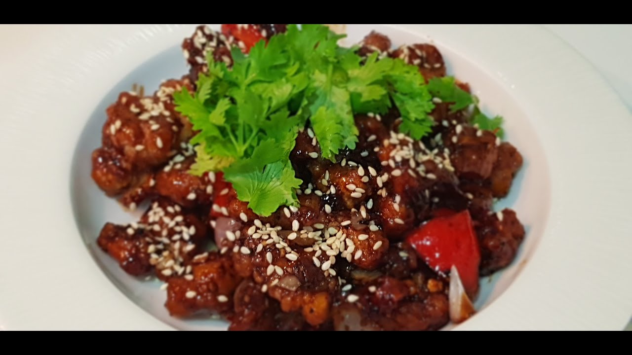 Honey Glazed Chicken Szechuan Style