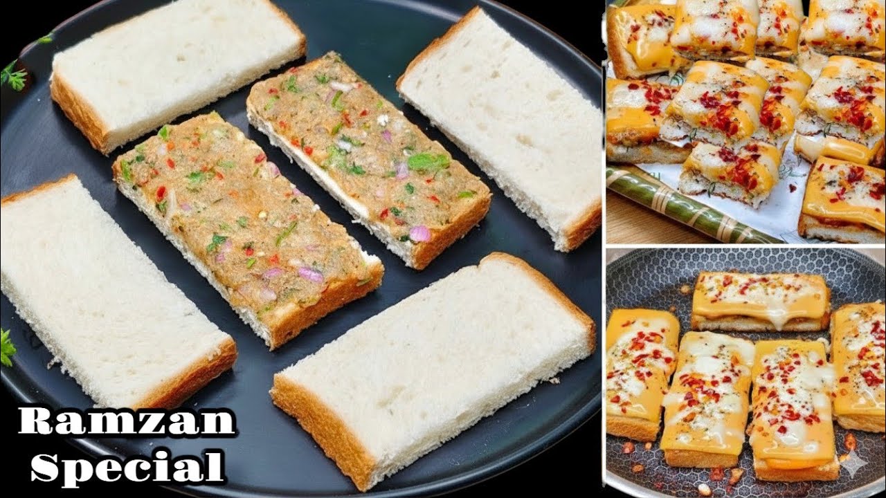 Ramzan Special Recipes | Cheese Chicken Toast Recipe | Ramadan Recipes For Iftar | Ramzan Recipe