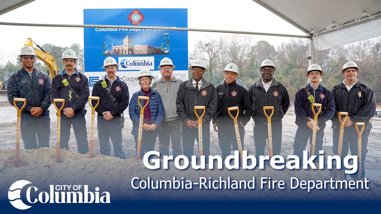 Columbia-Richland Fire Department Break Ground on New Fire Station 2 in Olympia