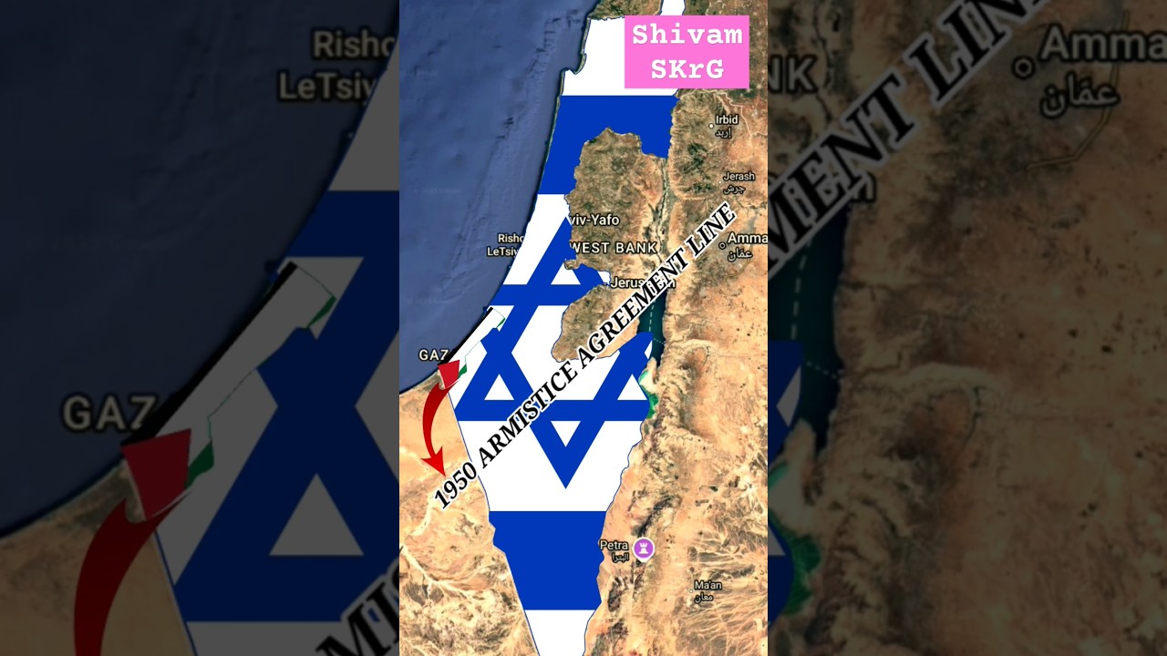 1950 Armistice🇮🇱🇮🇱🇵🇸🇵🇸Agreement Line 