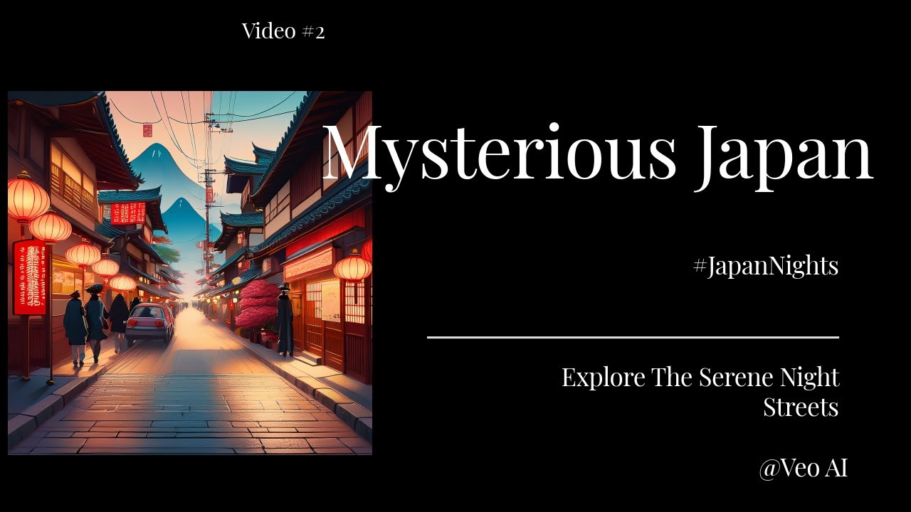 Night Walk in Japan 🇯🇵 | Cinematic Streets Shot with Veo 3 AI