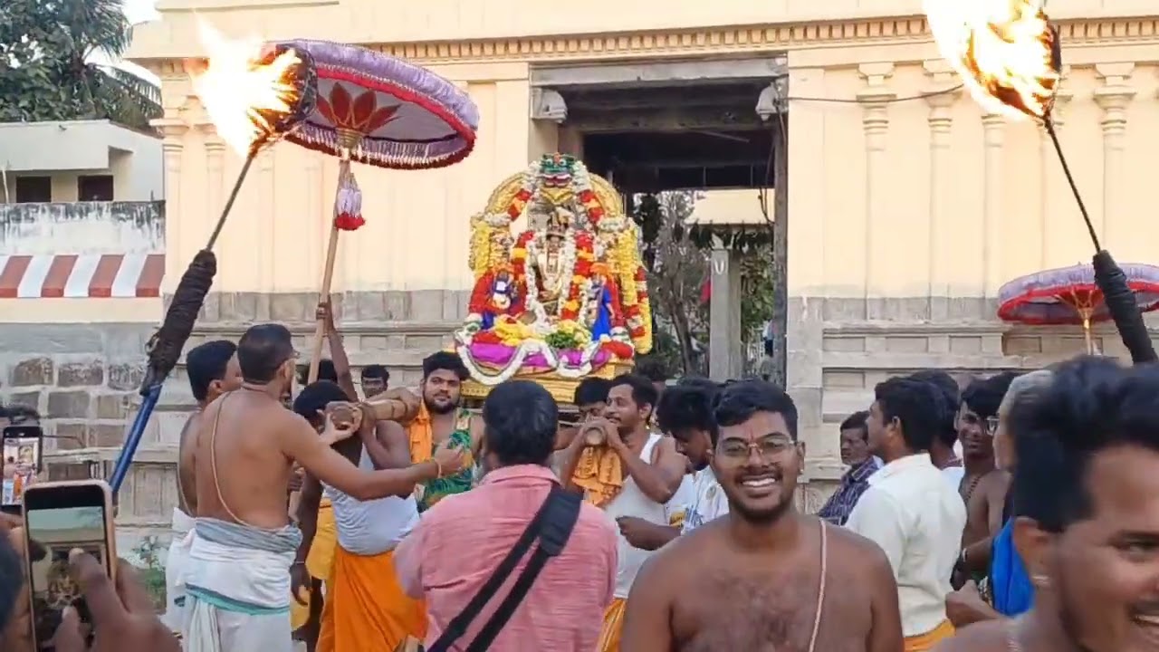 அருள்மிகு ஸ்ரீ ராஜகோபாலசாமி ஸ்ரீ செங்கமலவல்லிதாயார் ஸ்ரீகோதை நாச்சியார் புறப்பாடு # மணிமங்கலம்