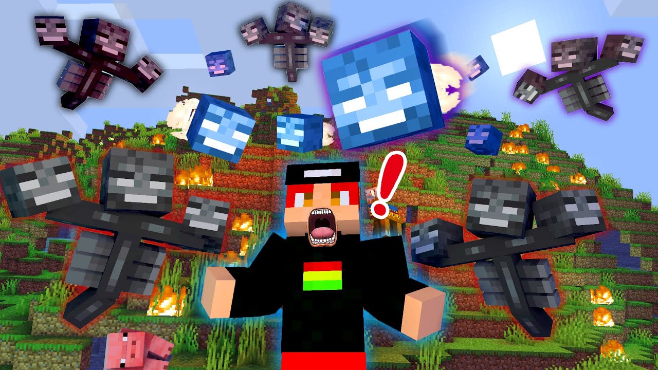 ウィザーに整地してもらったら...😢【マインクラフト/まいくら】Part35
