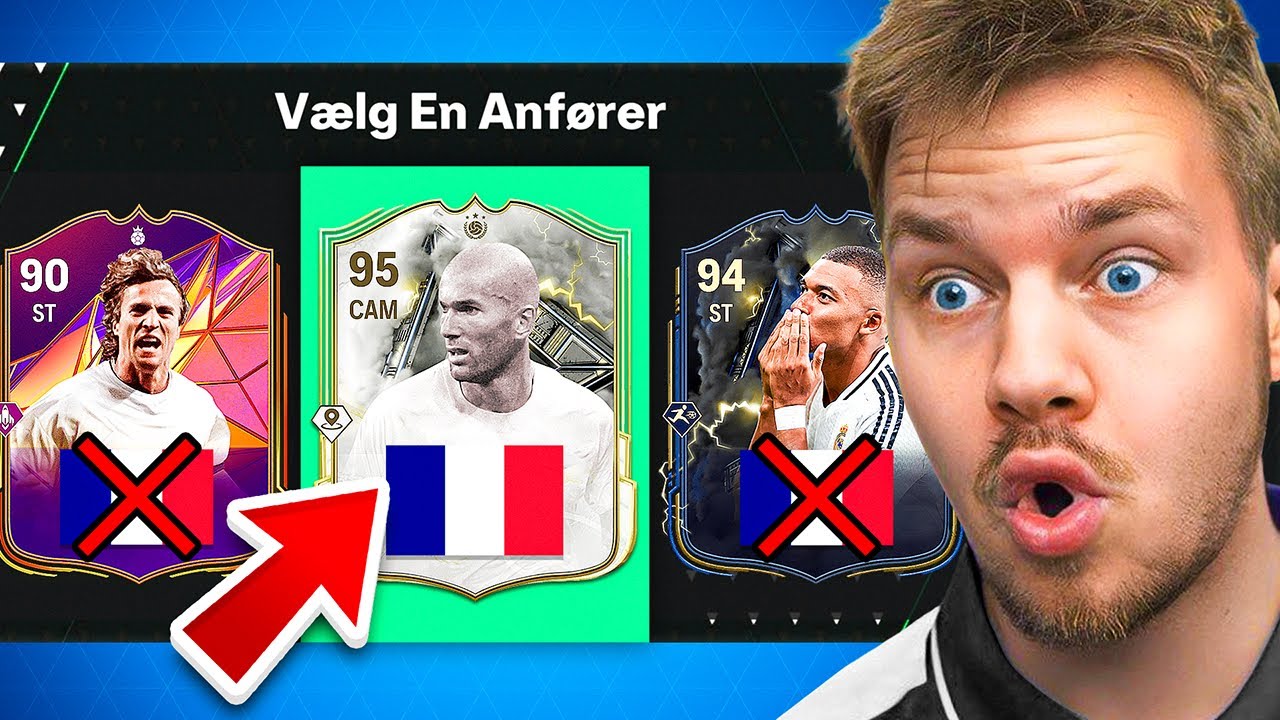 Draft men jeg må kun tage 1 spiller pr land!