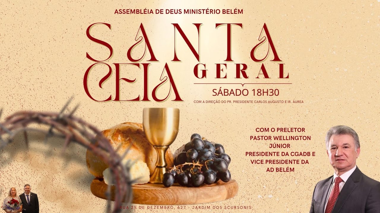 Culto de Santa Ceia - 14/03/2026