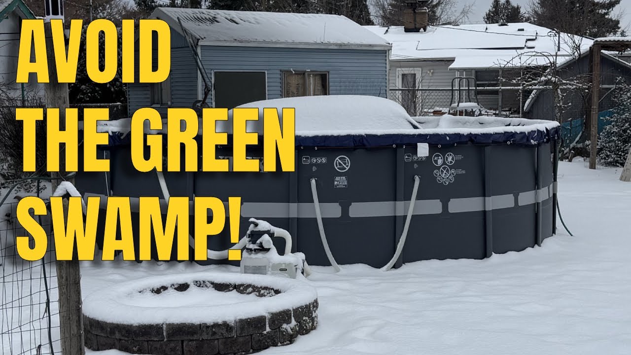 Winterize Your Above Ground Pool (Do THIS or Open to a Green Swamp!)