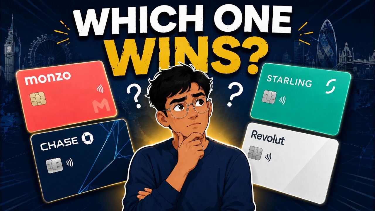 Best UK Bank Account in 2026? Monzo vs Starling vs Chase vs Revolut