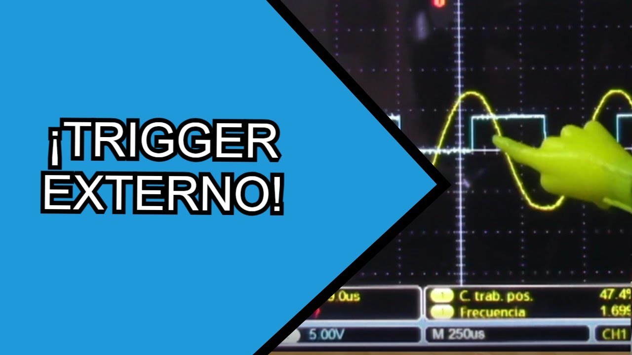 ⚠️⚡Trigger Externo de  Osciloscopio⚠️⚡ || ⚡-Instrumentación electrónica-⚡