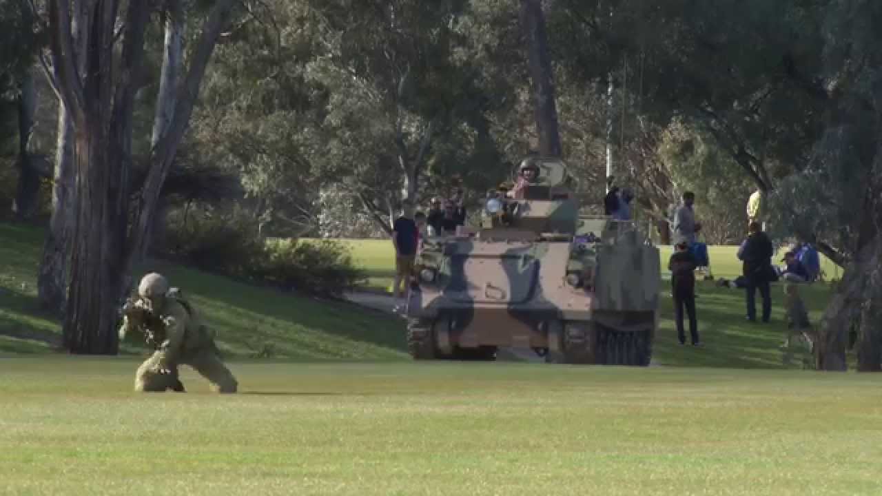 ADFA cadets demonstrate a section attack