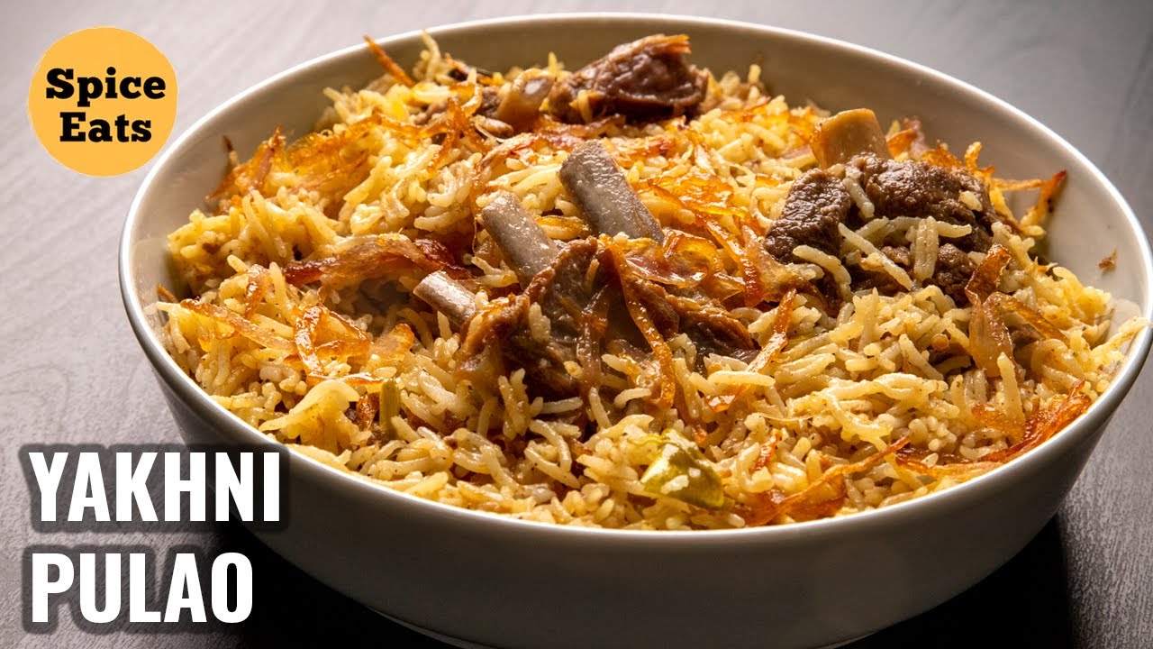 MUTTON PULAO IN PRESSURE COOKER | YAKHNI PULAO | SIMPLE MUTTON PULAO