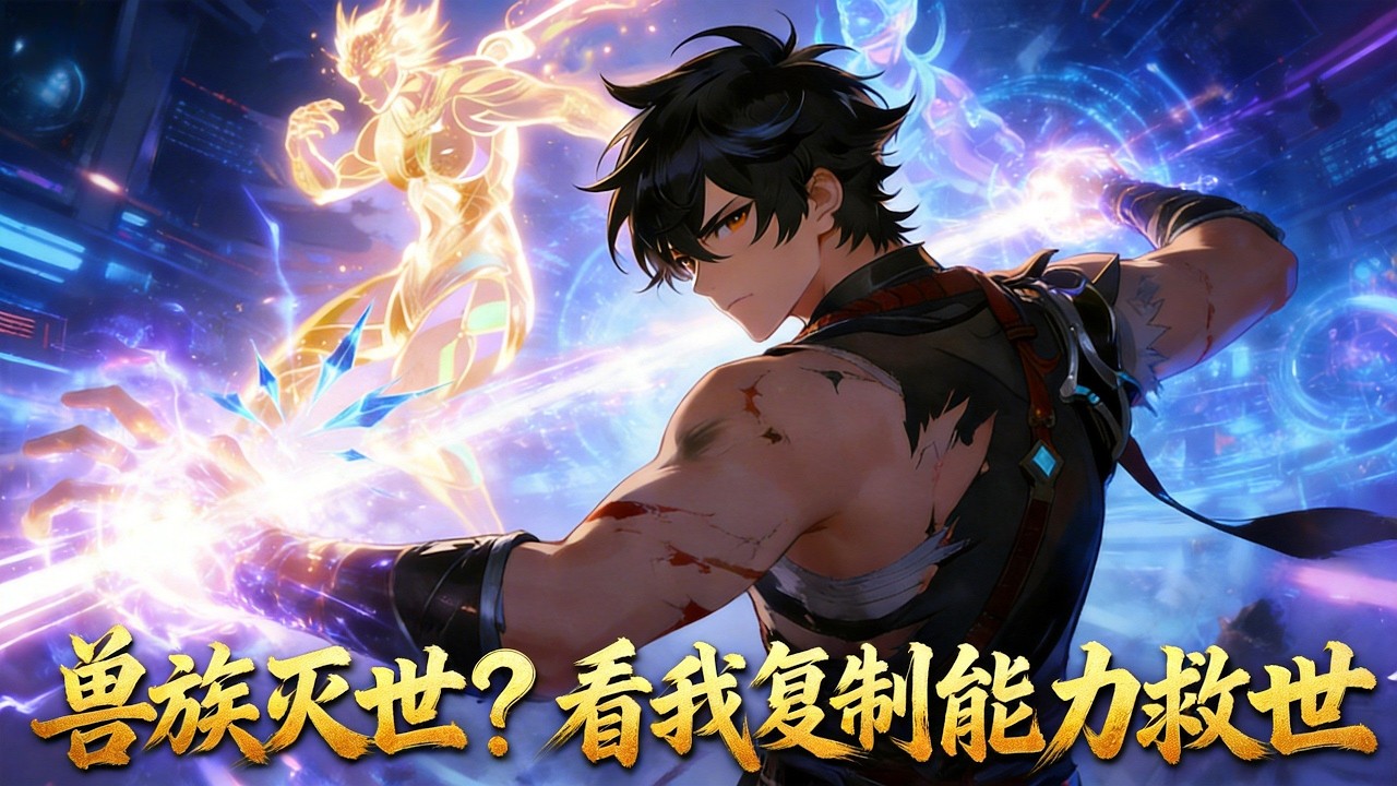 【FULL】《獸族滅世？看我複製能力救世》高武世界，廢柴少年陸羽穿越覺醒神級複製系統，複刻天賦武技神器，碾壓群雄，斬獸族救世譜寫傳奇。 #逆袭#漫画