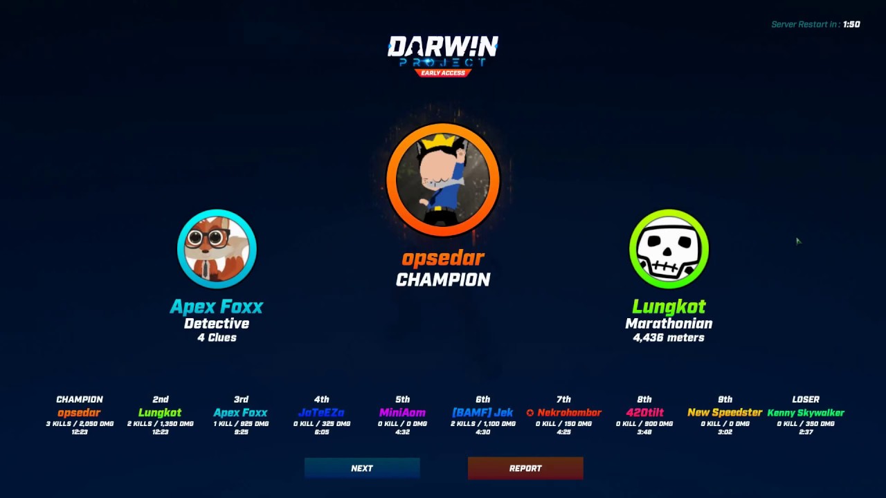 Darwin Project Highlights
