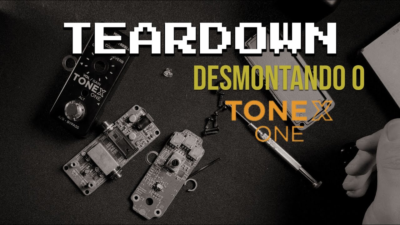 Abrindo o Teardown IK multimedia TONEX One // VTR Effects Teardown #2