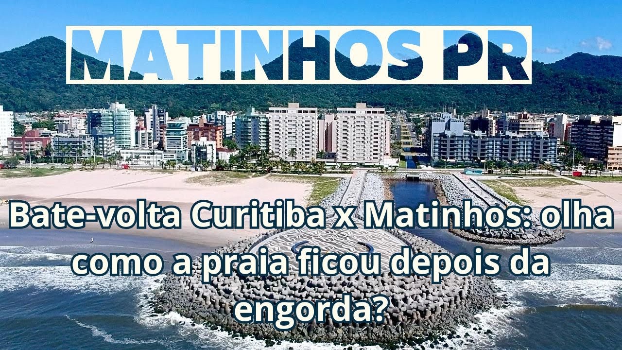 Bate-volta Curitiba x Matinhos: Veja como ficou a nova orla após a engorda!