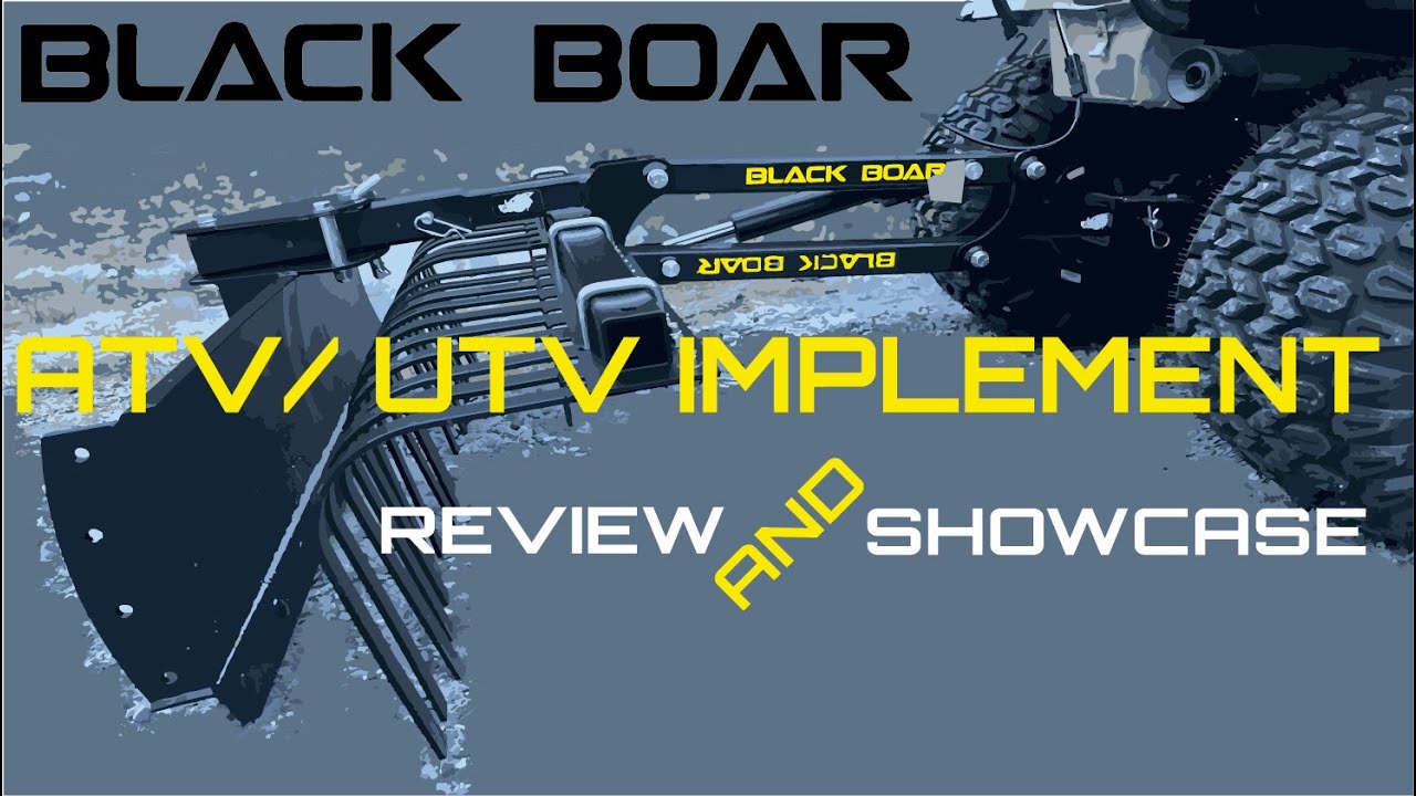 Black Boar ATV/ UTV Implement Lift Review & Install