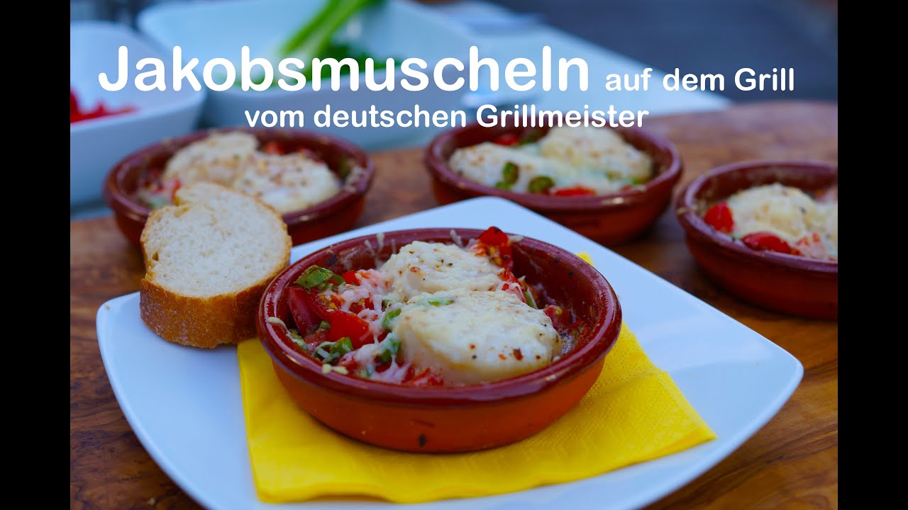 Jakobsmuscheln auf dem Grill - Scallops vom deutschen Grillmeister