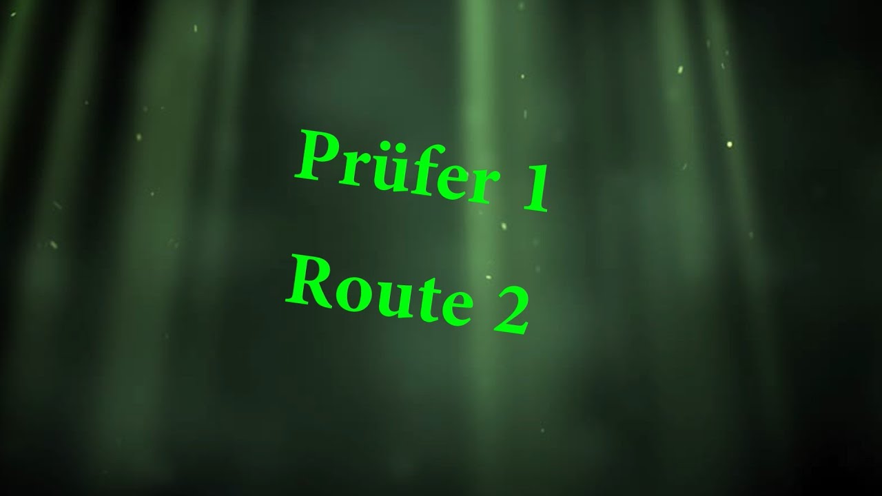 Prüfer 1 Route 2 Gifhorn