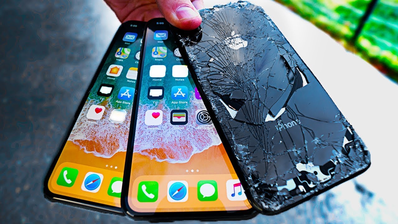 Тест на максимальную прочность iPhone X при падении! В сравнении с Note 8/V30