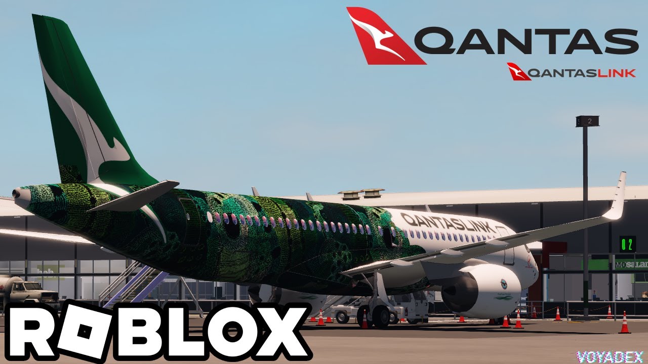Roblox Qantas Flight - Airbus A220-300