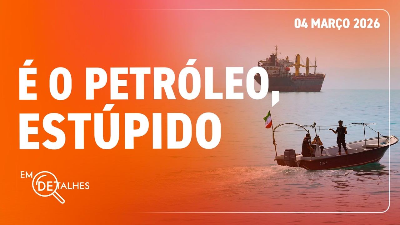 EM DETALHES - 04/03/26 - IRÃ FECHA ESTREITO DE ORMUZ E ECONOMIA GLOBAL JÁ SOFRE IMPACTOS