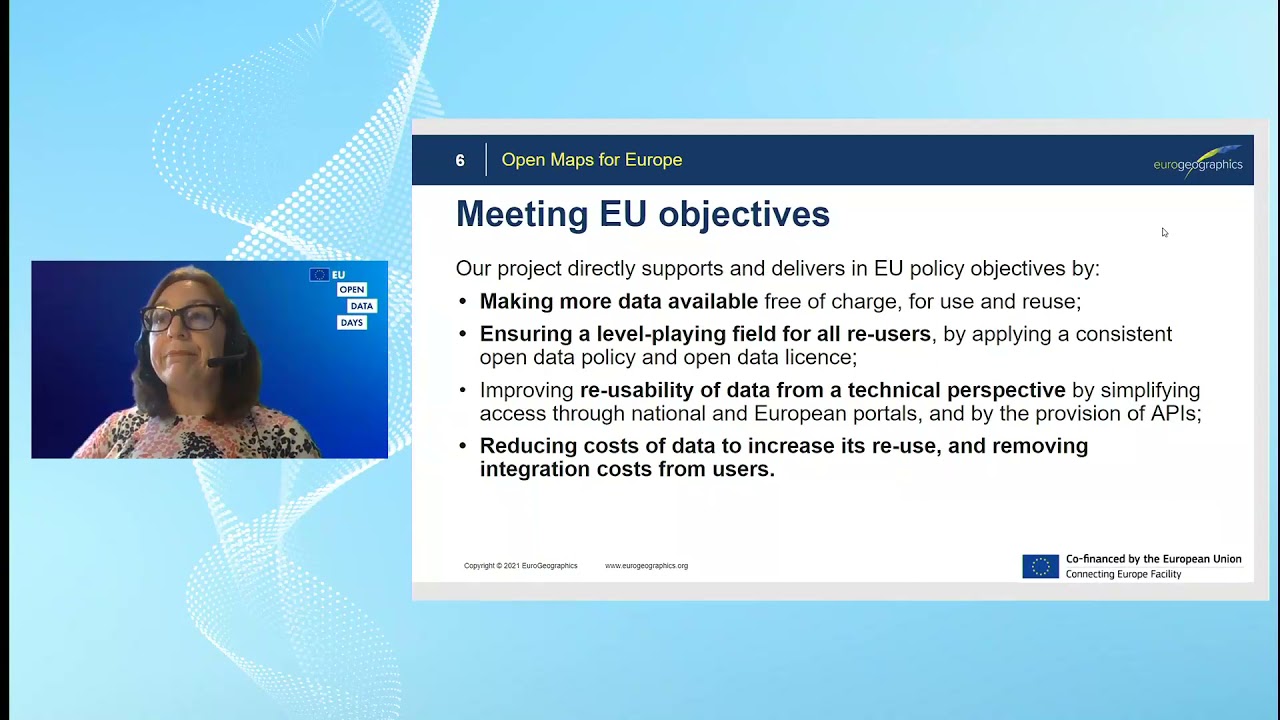 Open maps for Europe: accessing official, online, public-sector geospatial open data