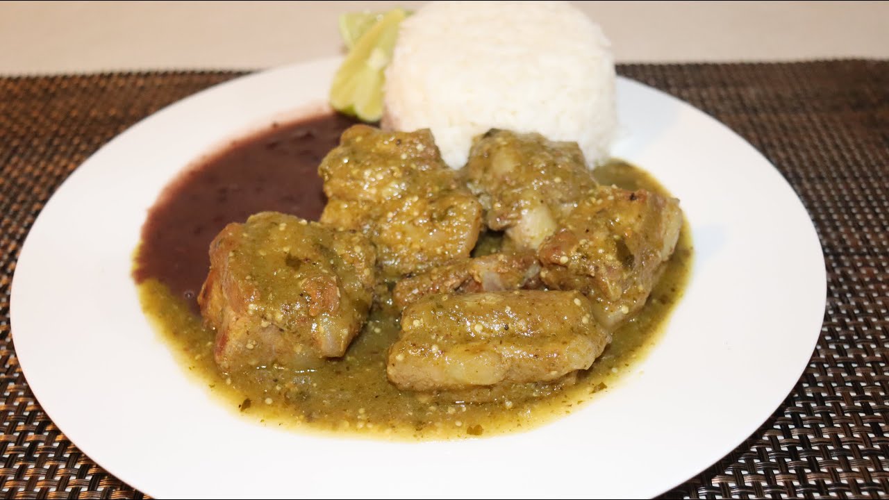 Costillitas de PUERCO en Salsa VERDE super Deliciosa
