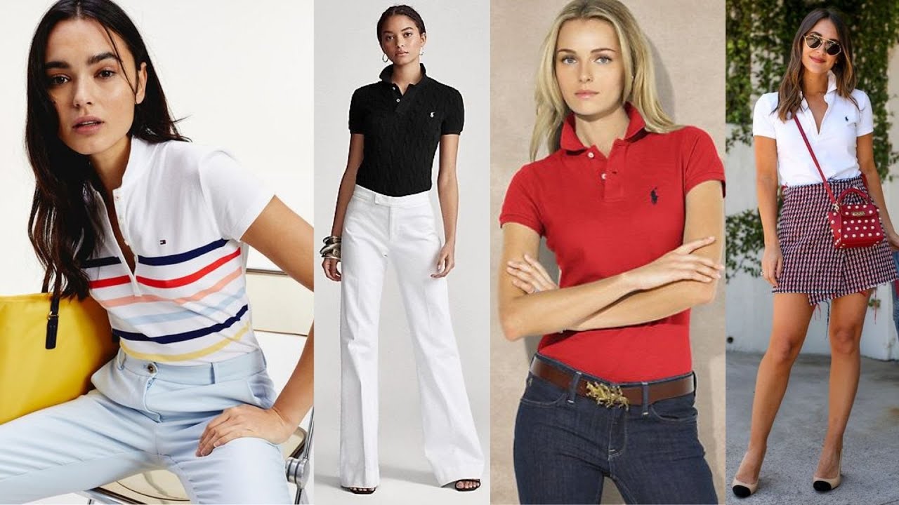 CAMISETAS de POLO OUTFITS CASUAL💋Women Fashion