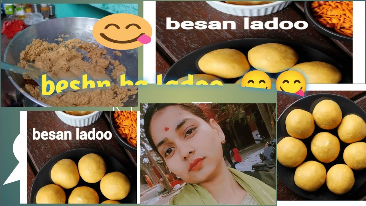 Aaj maine bnaya beshn ka ladoo..😋😋...jo ki bahut achah bna tha.😋😋 #viral#video#