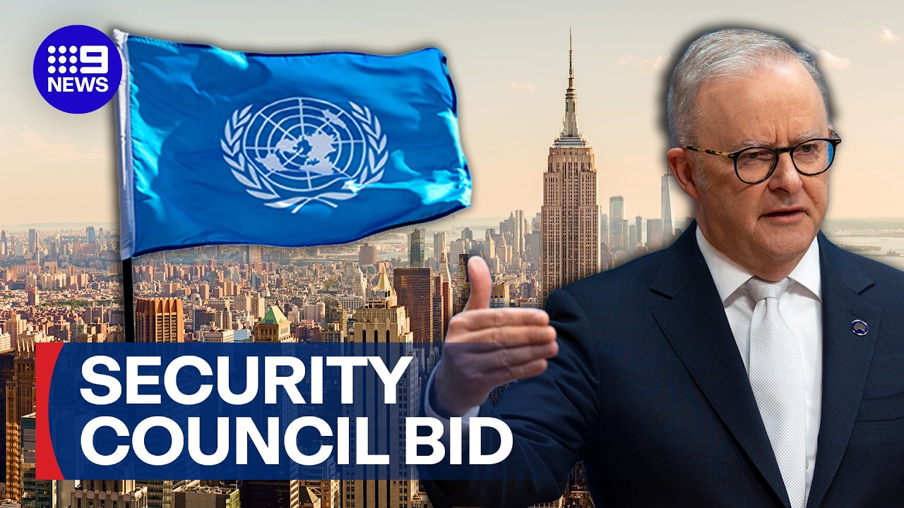 Albanese puts Australia in the running for United Nations seat | 9 News Australia