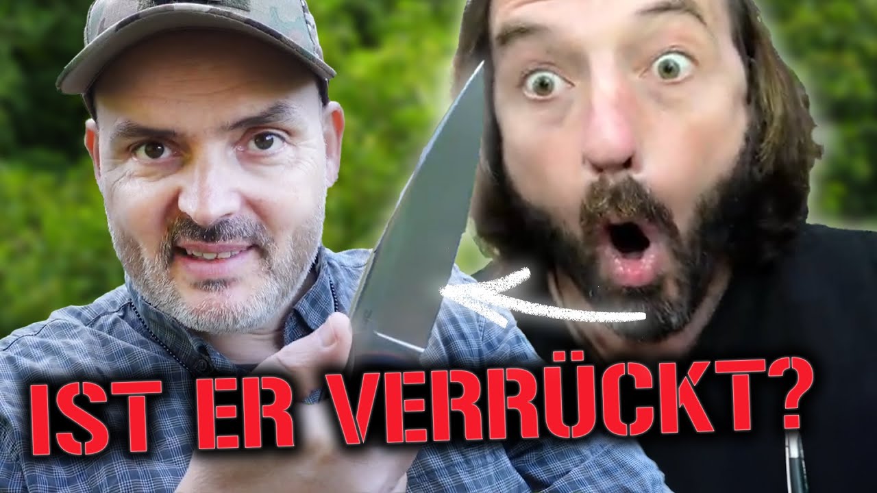 Erste Schnitte mit dem Matthias Busch Klappmesser mit Superspitze!!