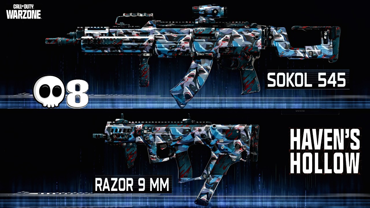 Victoria Con SOKOL 545 y RAZOR 9 MM.En Haven's Hollow.COD WARZONE.