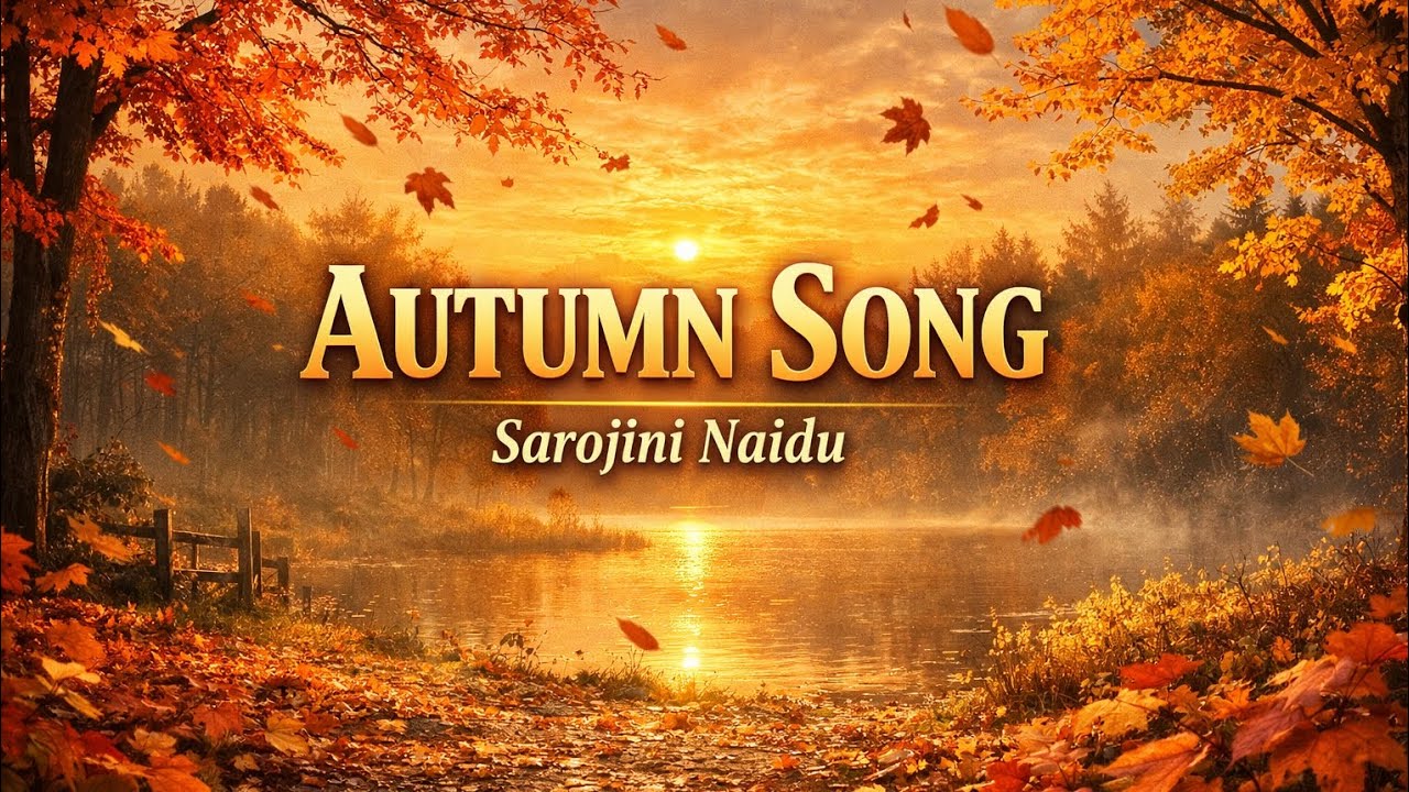 AUTUMN SONG by Sarojini Naidu10th Standard Third Language English | Karnataka Board