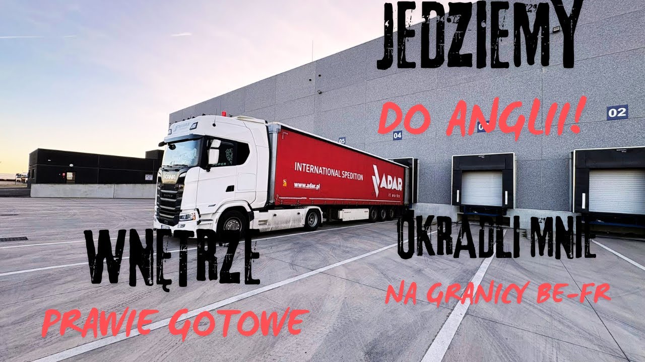 Jedziemy do ANGLII! OKRADLI MNIE na granicy BE-FR! Wnętrze prawie GOTOWE! #137 | konrad tw