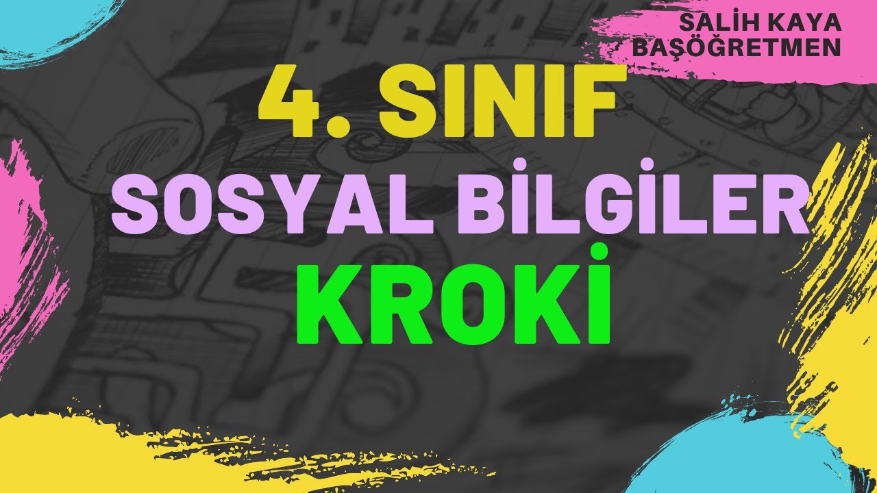 4.SINIF KROKİ #KROKİ NASIL ÇİZİLİR ? #KROKİ NASIL OKUNUR ? #SOSOYAL BİLGİLER