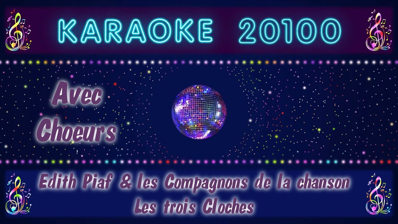 Edith Piaf et les Compagnons de la chanson ♫  Les 3 Cloches AVEC CHOEURS - HD