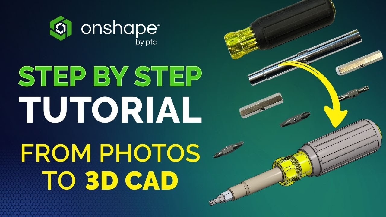 Using Photographs to Reverse Engineer Physical Parts in Onshape: Photo-to-3D CAD Tutorial