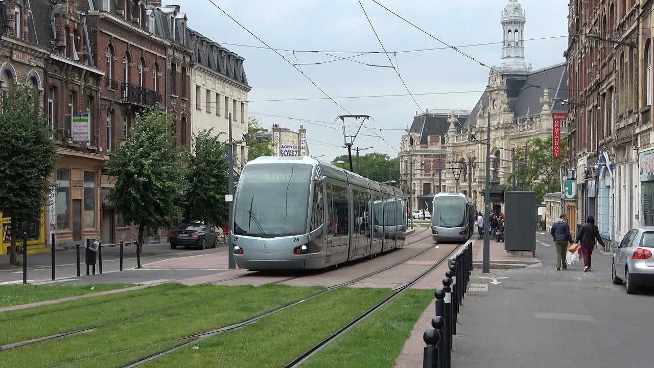 Tram Valenciennes | Transvilles Alstom Citadis 302 | Tramway Ligne 2 Le Boulon - Vosges | 2021