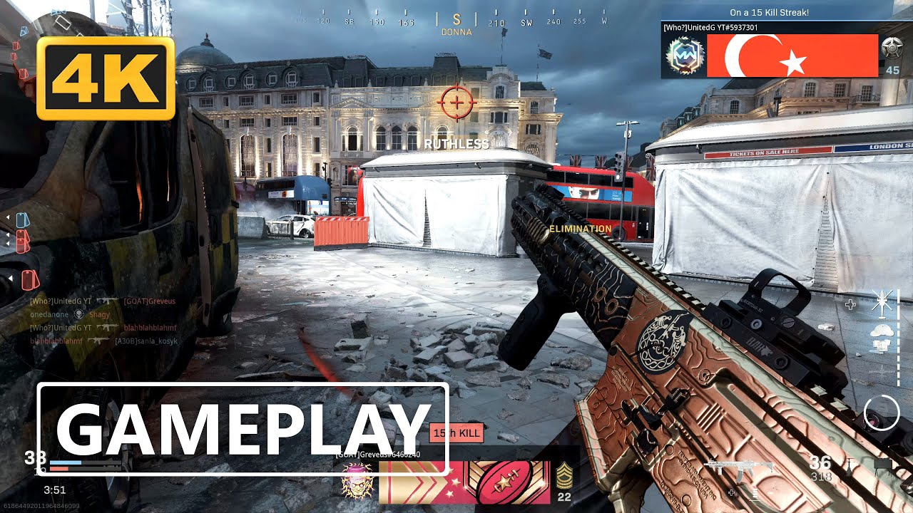 Call of Duty Modern Warfare Multiplayer Gameplay 4K