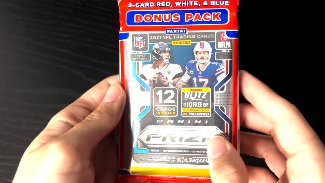 ASMR 2021 Panini Prizm Football Cello Pack Opening With Gum Chewing whispering and Tapping Sounds!