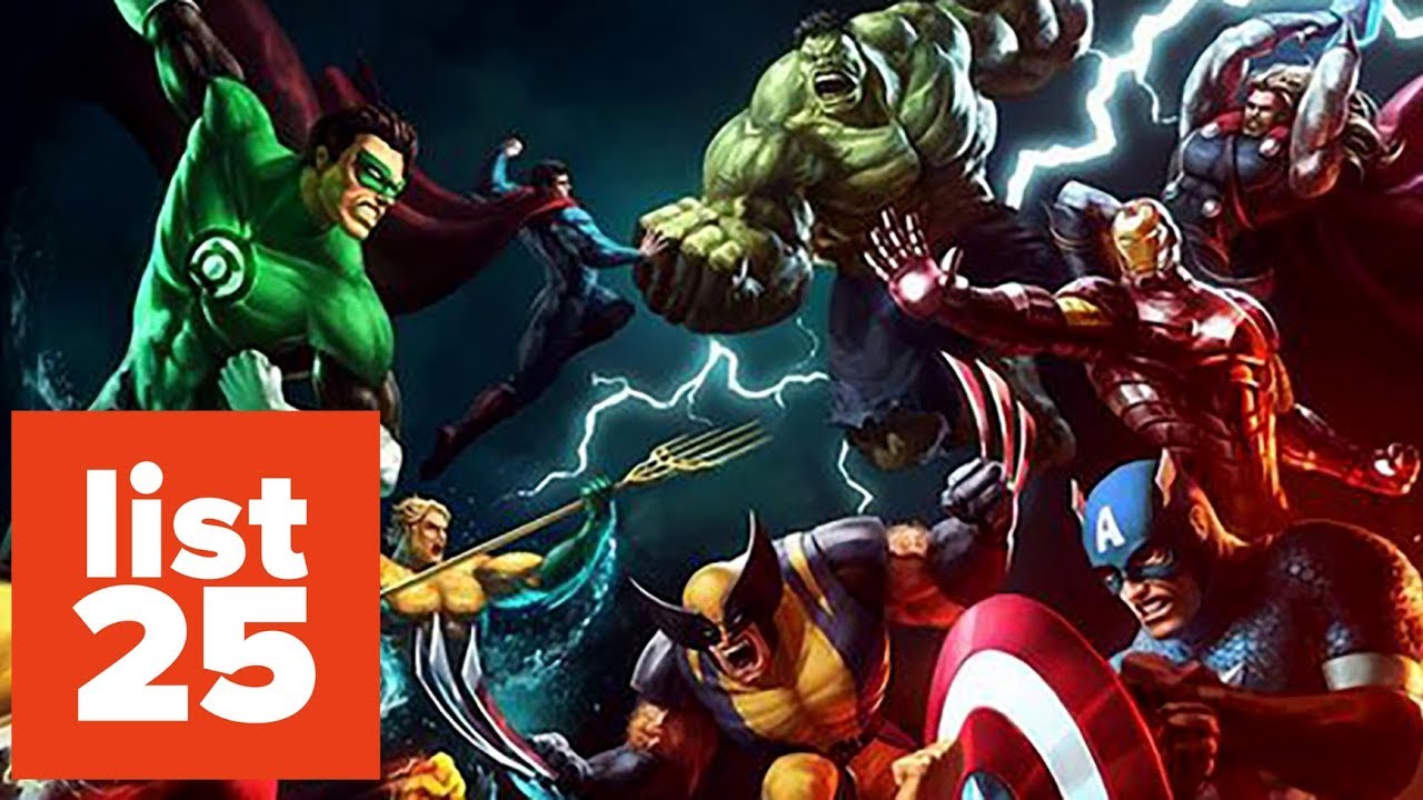 25 Most Powerful Superheroes Of All Time