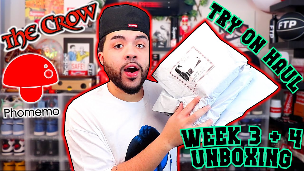 Supreme FW21 Week 3 & 4 UNBOXING | The Crow Tees + Phomemo Printer REVIEW