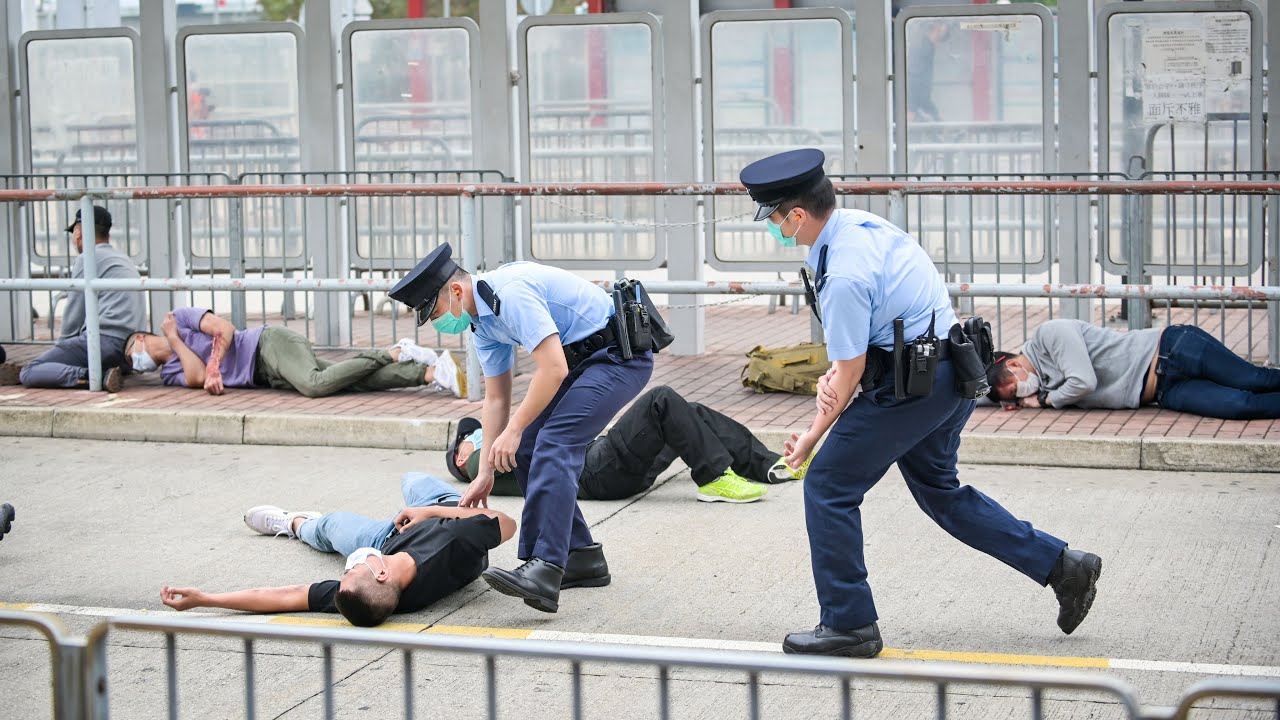 20200320 警方「奪峰」落馬洲支綫管制站反恐演習