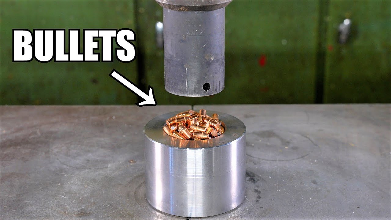 Can You make a Bullet Rock with Hydraulic Press